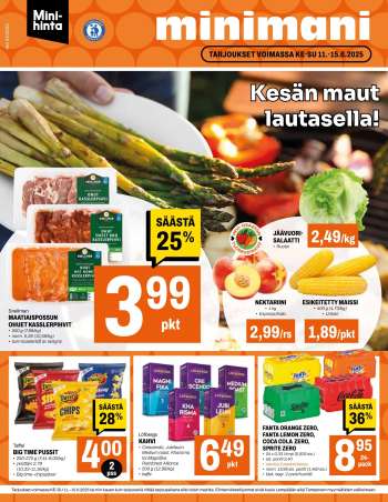 Minimani tarjoukset  - 11.06.2025 - 15.06.2025.