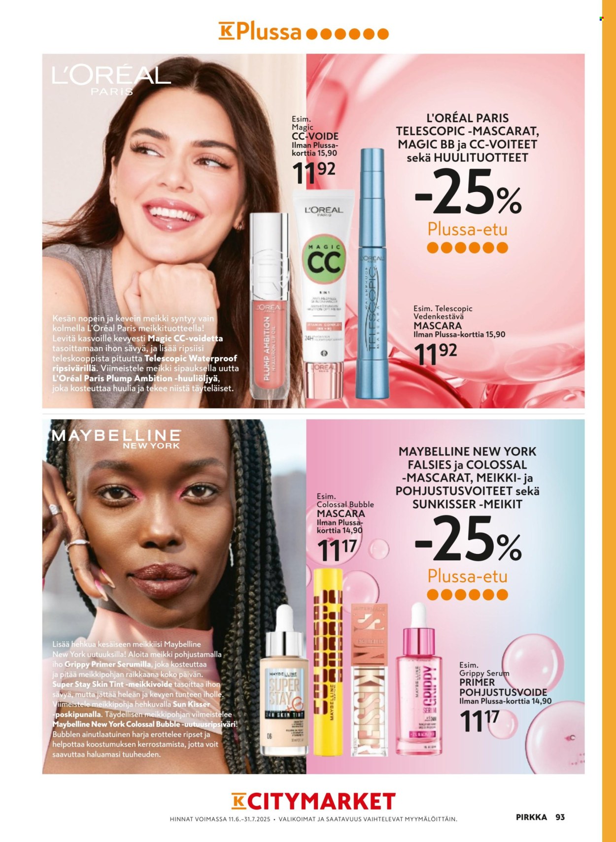 K-market tarjoukset - 11.06.2025 - 26.08.2025. Sivu 93