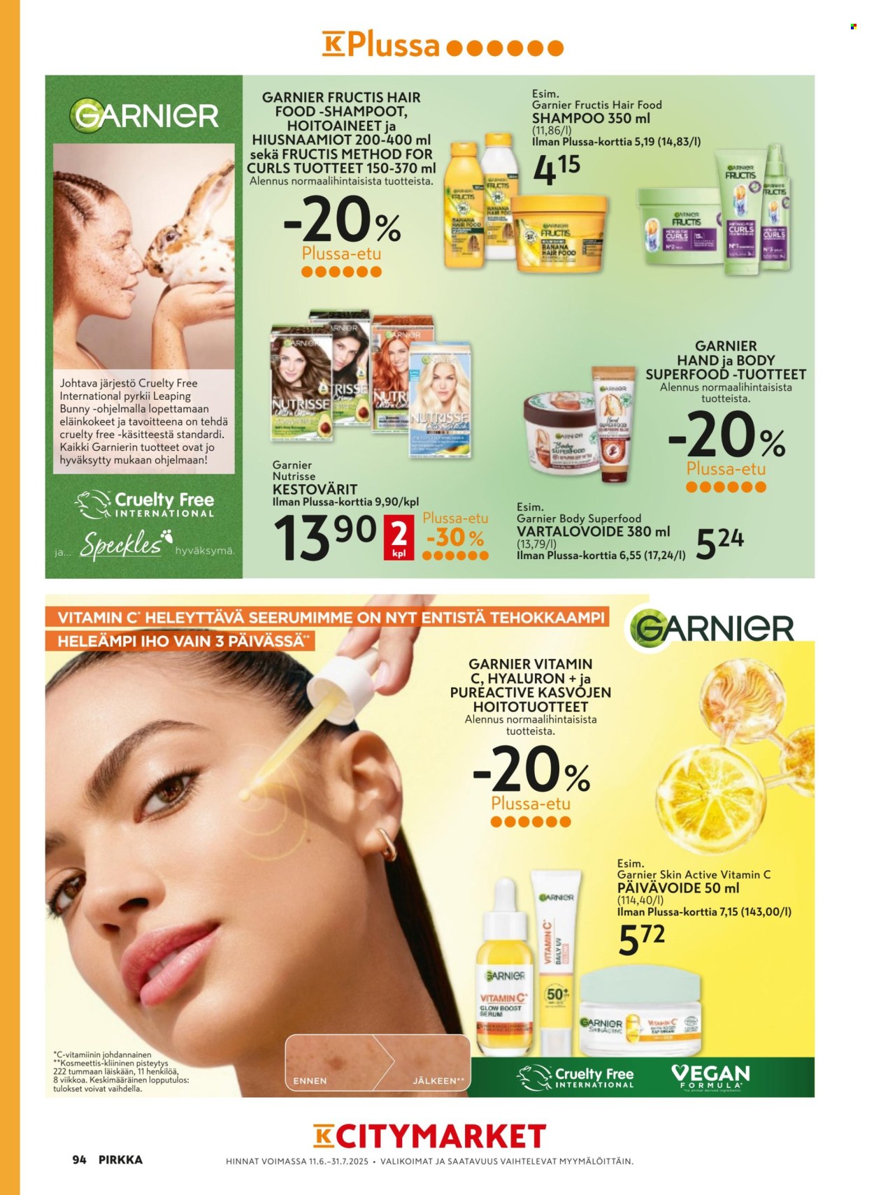 K-market tarjoukset - 11.06.2025 - 26.08.2025. Sivu 94