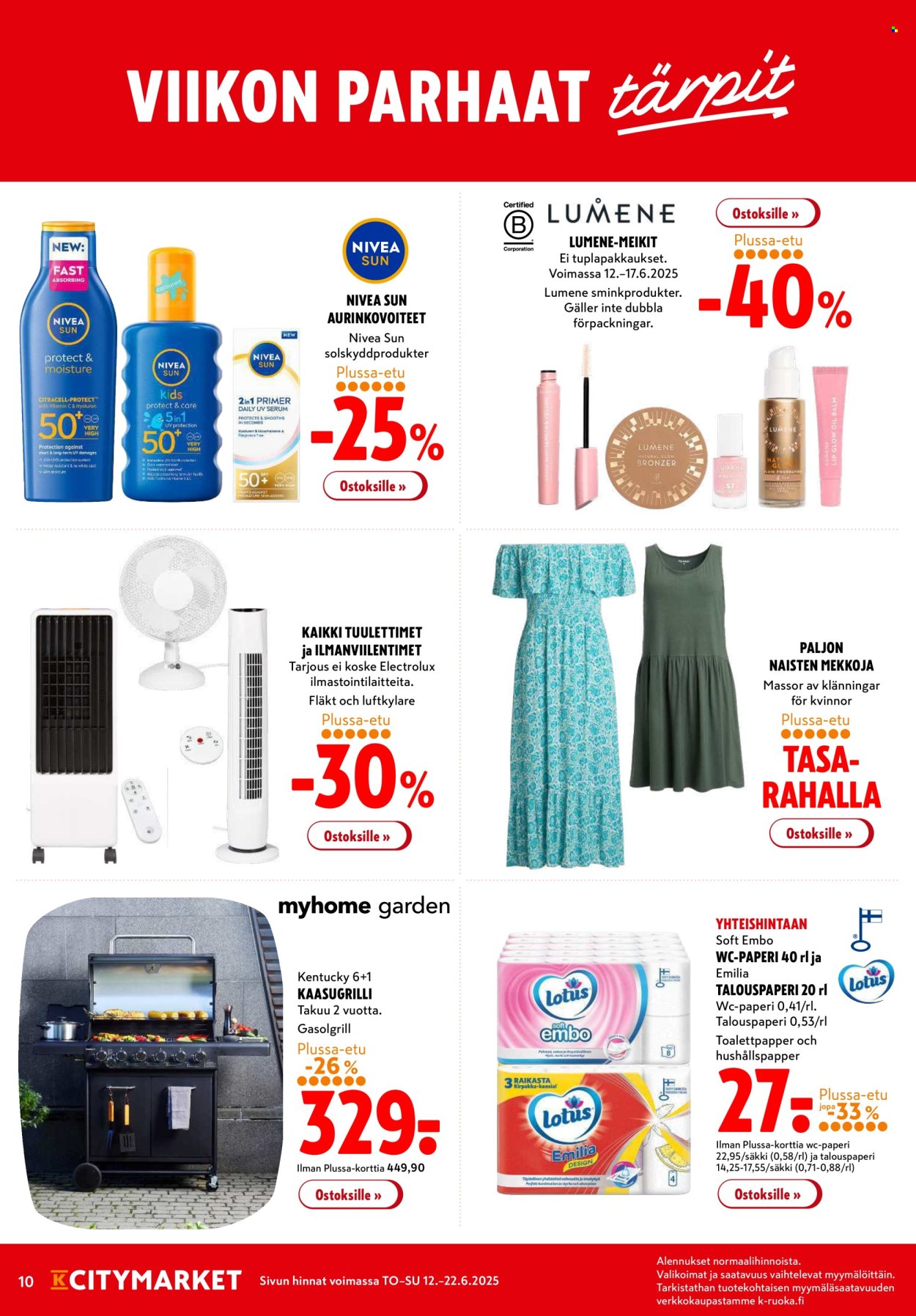 K-citymarket tarjoukset - 12.06.2025 - 22.06.2025. Sivu 10