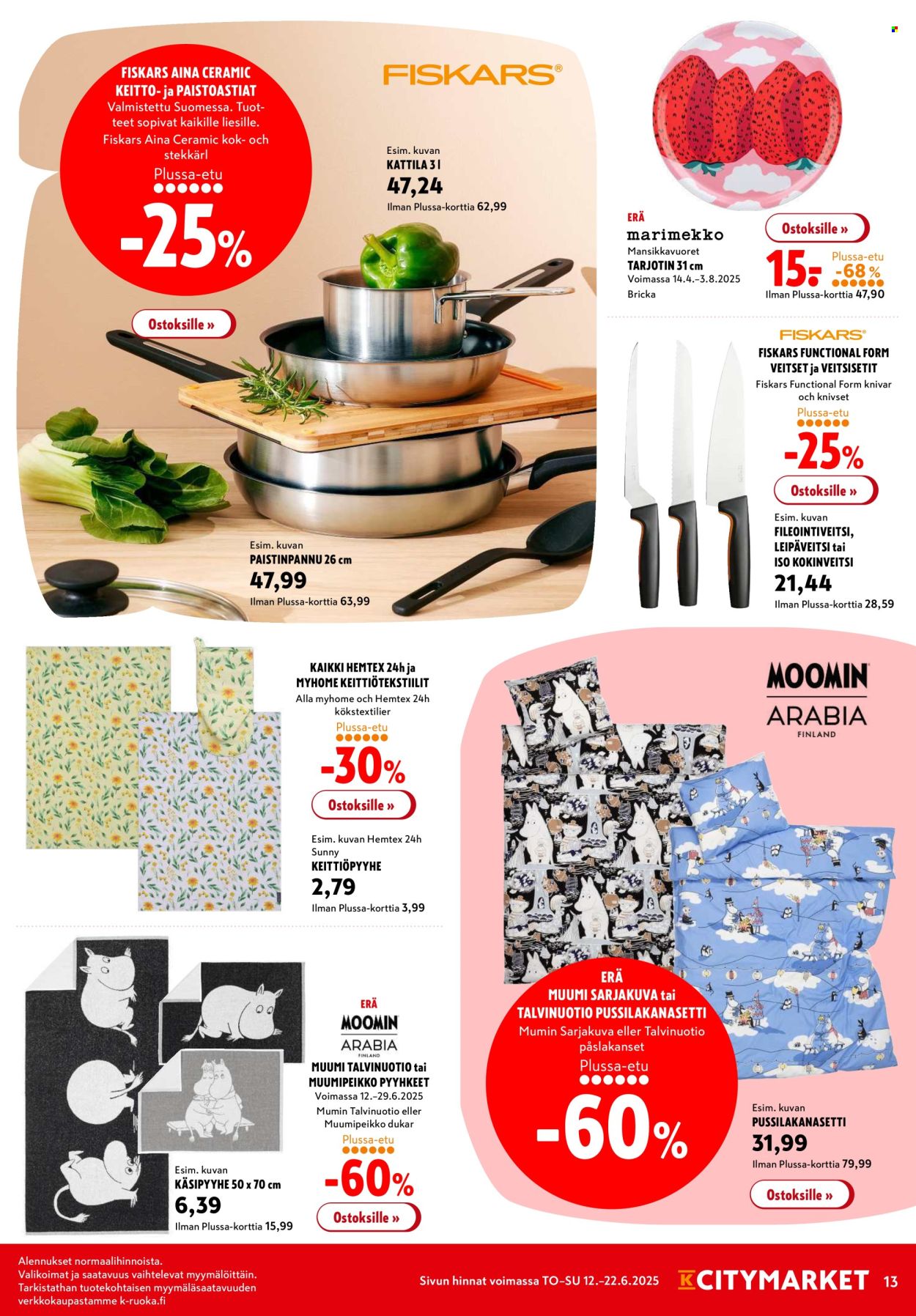 K-citymarket tarjoukset - 12.06.2025 - 22.06.2025. Sivu 13