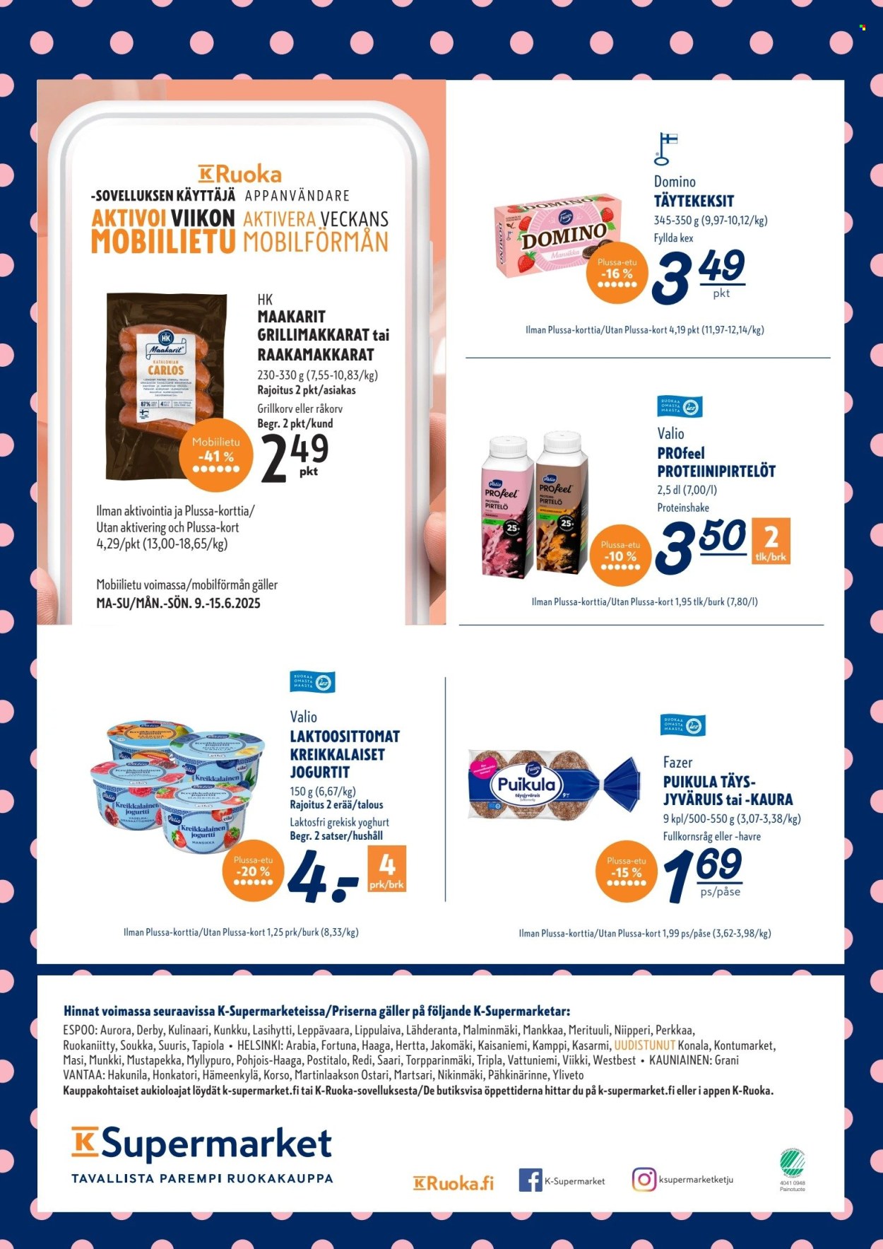 K-Supermarket tarjoukset - 12.06.2025 - 15.06.2025. Sivu 4