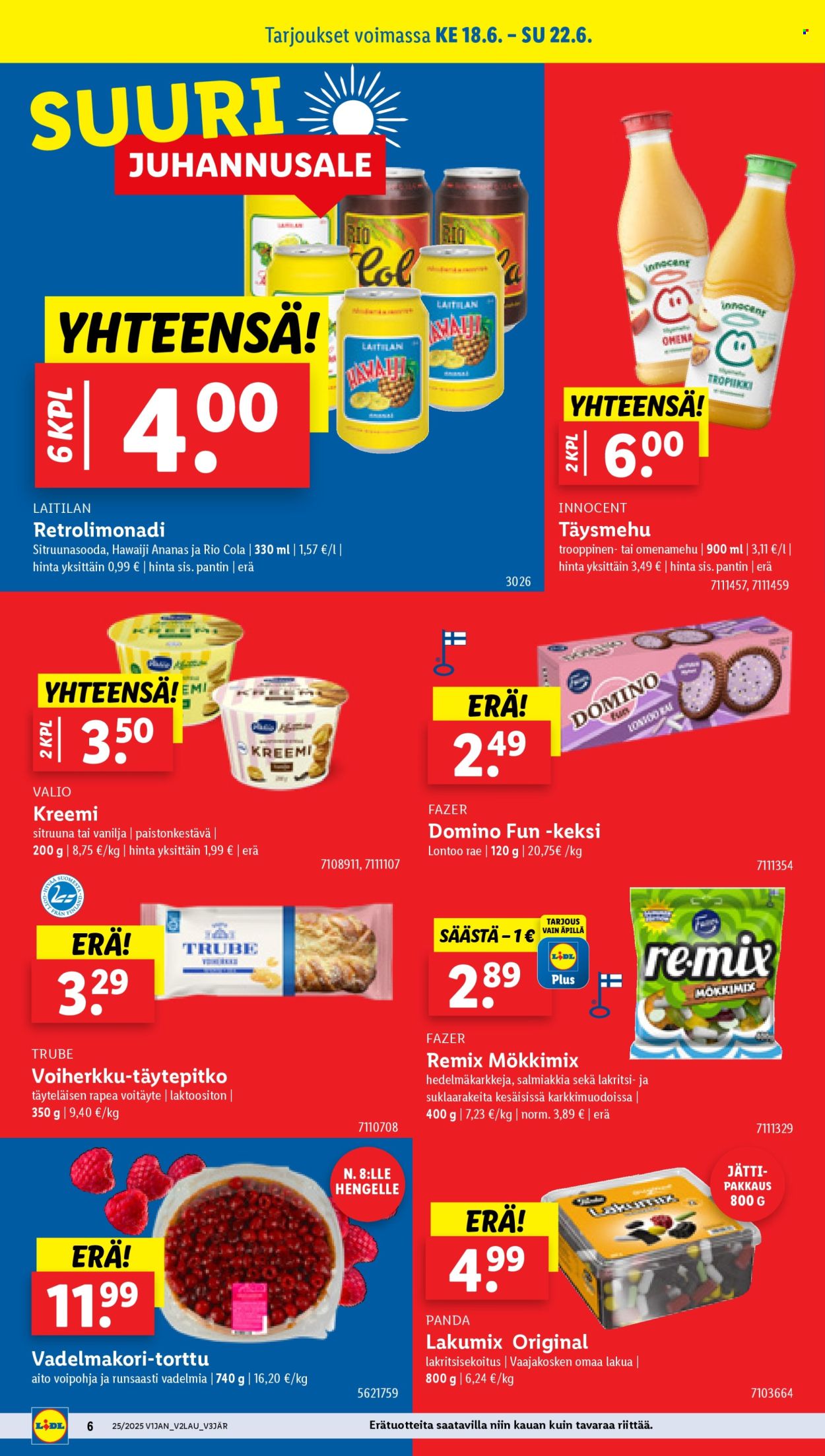 Lidl tarjoukset - 18.06.2025 - 25.06.2025. Sivu 8