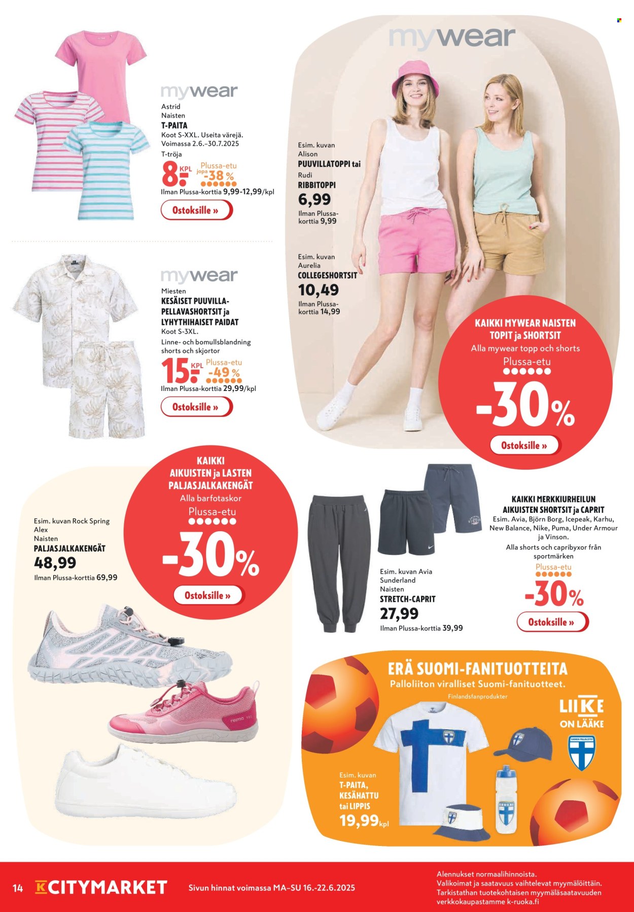 K-citymarket tarjoukset - 16.06.2025 - 22.06.2025. Sivu 14
