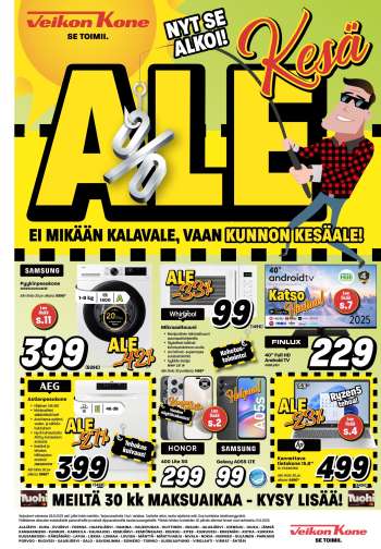 Veikon Kone tarjoukset  - 16.06.2025 - 29.06.2025.