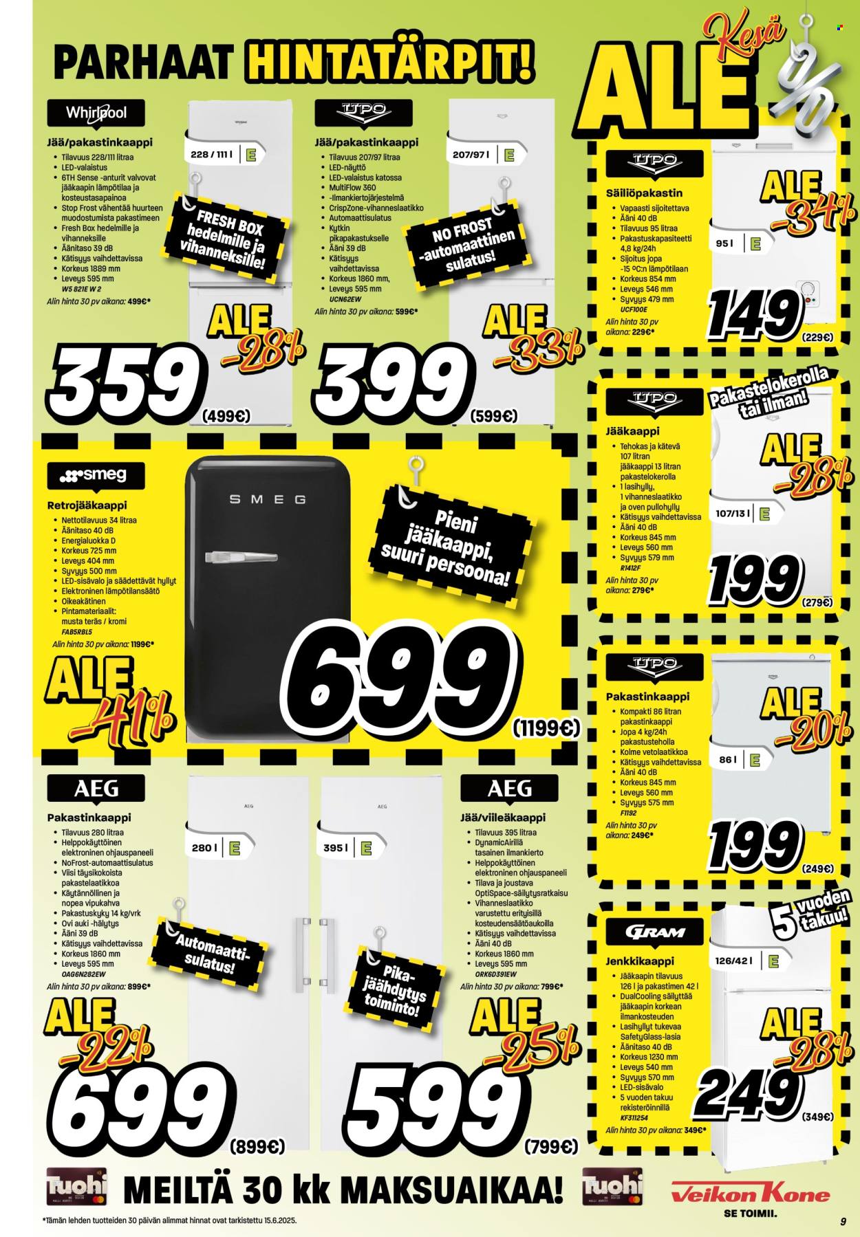 Veikon Kone tarjoukset - 16.06.2025 - 29.06.2025. Sivu 9