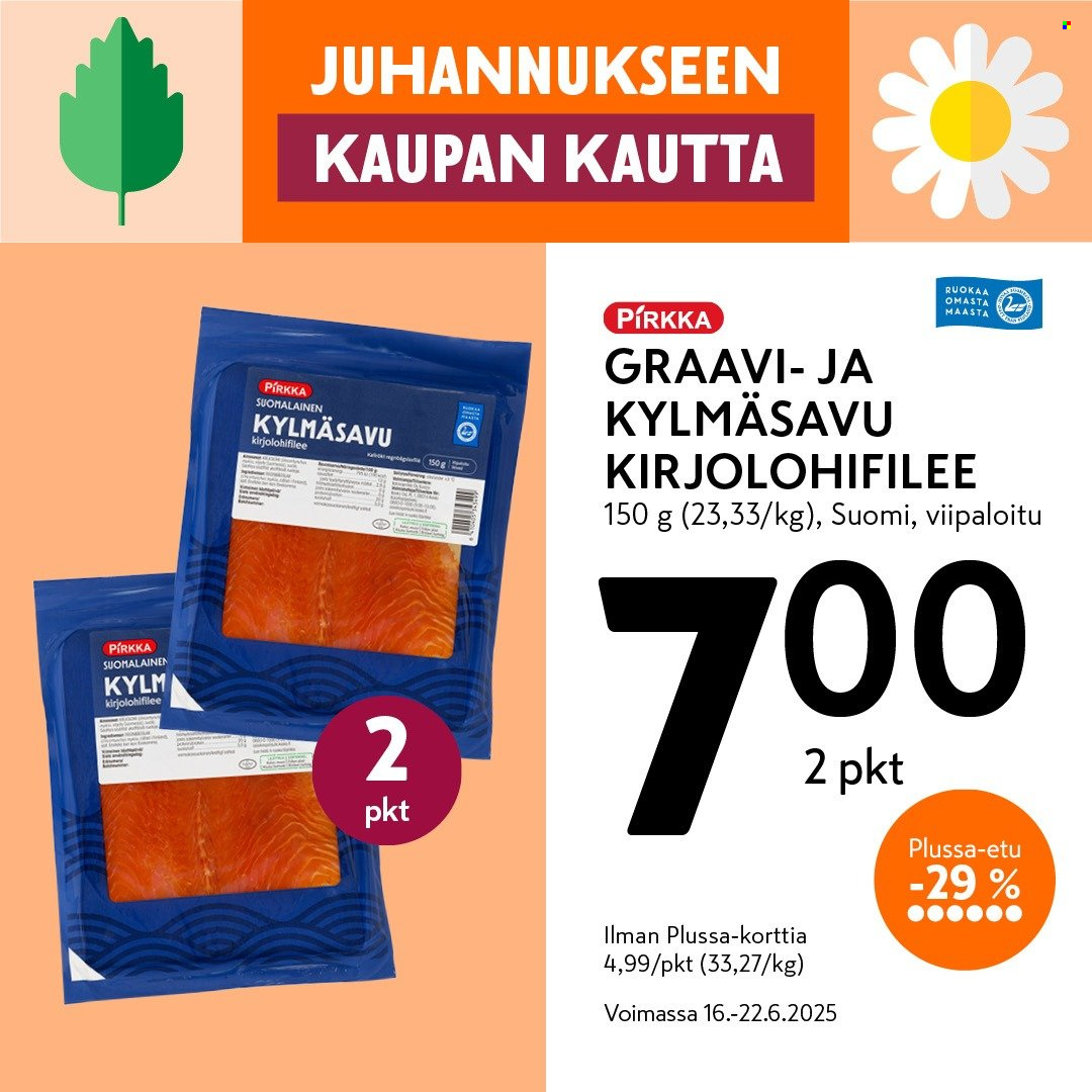 K-market tarjoukset - 16.06.2025 - 22.06.2025. Sivu 1
