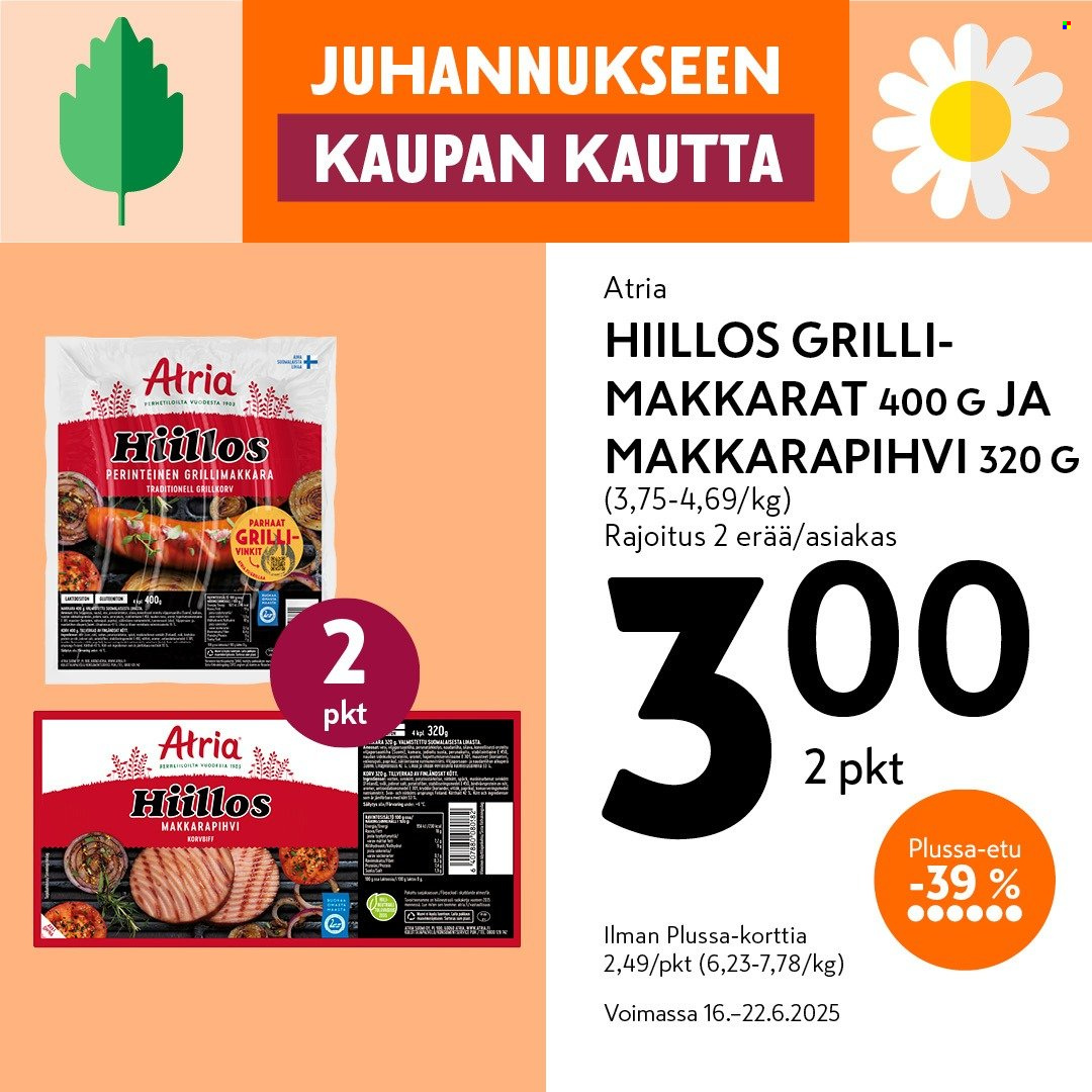 K-market tarjoukset - 16.06.2025 - 22.06.2025. Sivu 4