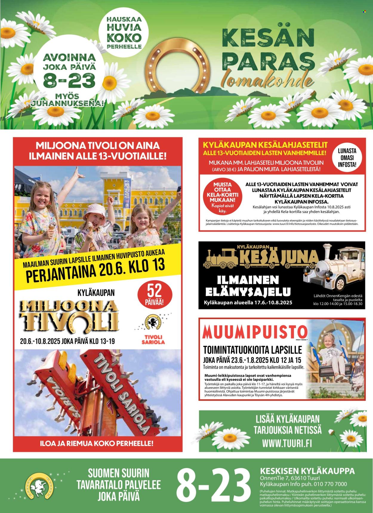 Tuuri tarjoukset - 17.06.2025 - 24.06.2025. Sivu 1