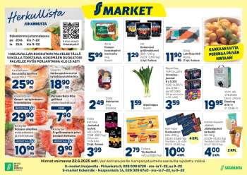 S-market tarjoukset  - 17.06.2025 - 22.06.2025.