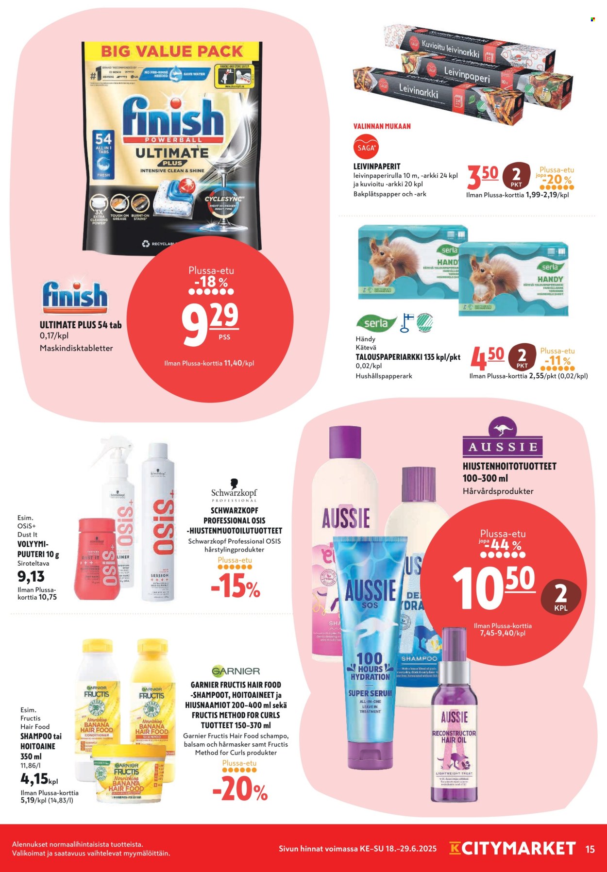 K-citymarket tarjoukset - 18.06.2025 - 29.06.2025. Sivu 15