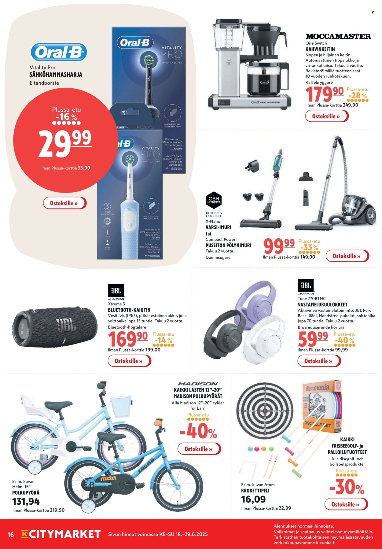 K-citymarket tarjoukset - 18.06.2025 - 29.06.2025. Sivu 16
