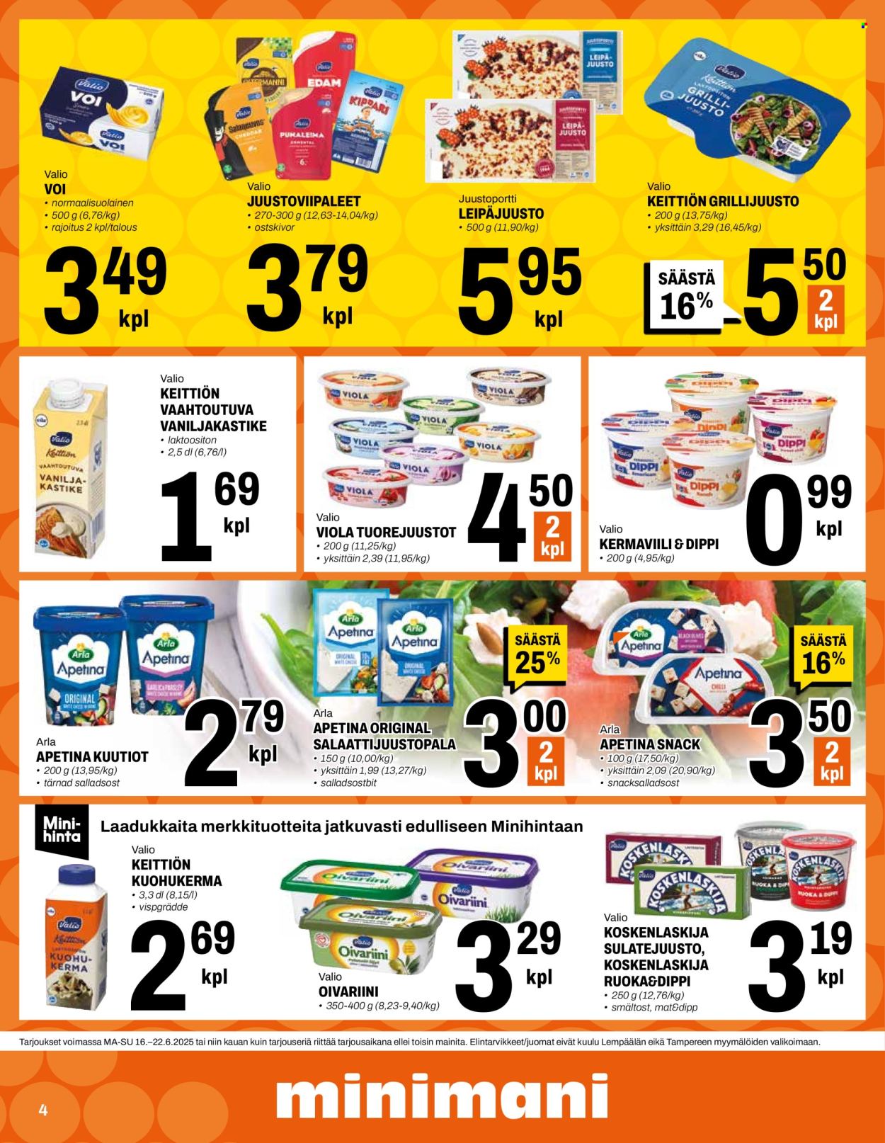 Minimani tarjoukset - 16.06.2025 - 22.06.2025. Sivu 4