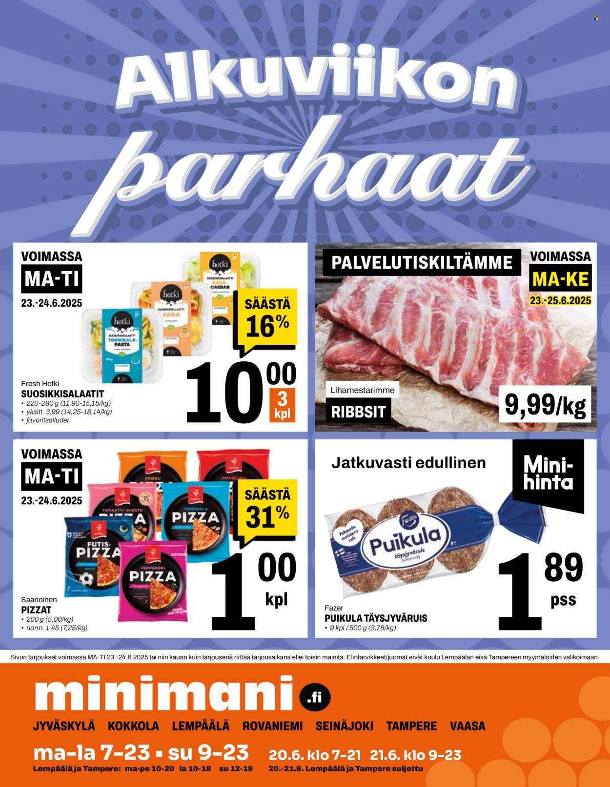 Minimani tarjoukset - 16.06.2025 - 22.06.2025. Sivu 16