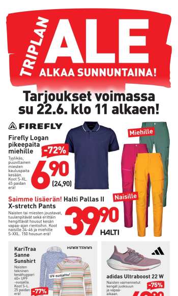 Intersport tarjoukset  - 20.06.2025 - 20.06.2025.