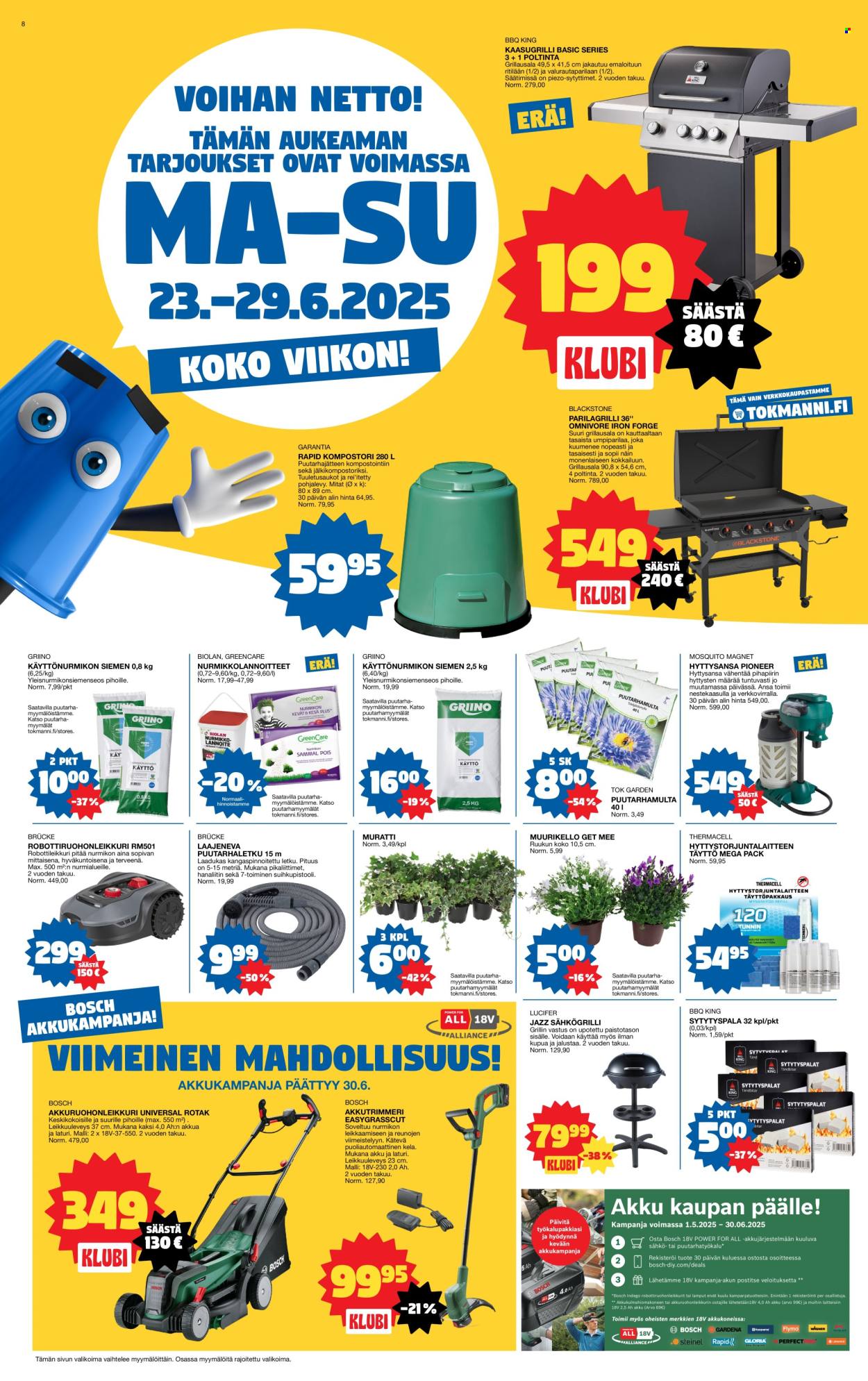 Tokmanni tarjoukset - 23.06.2025 - 29.06.2025. Sivu 8