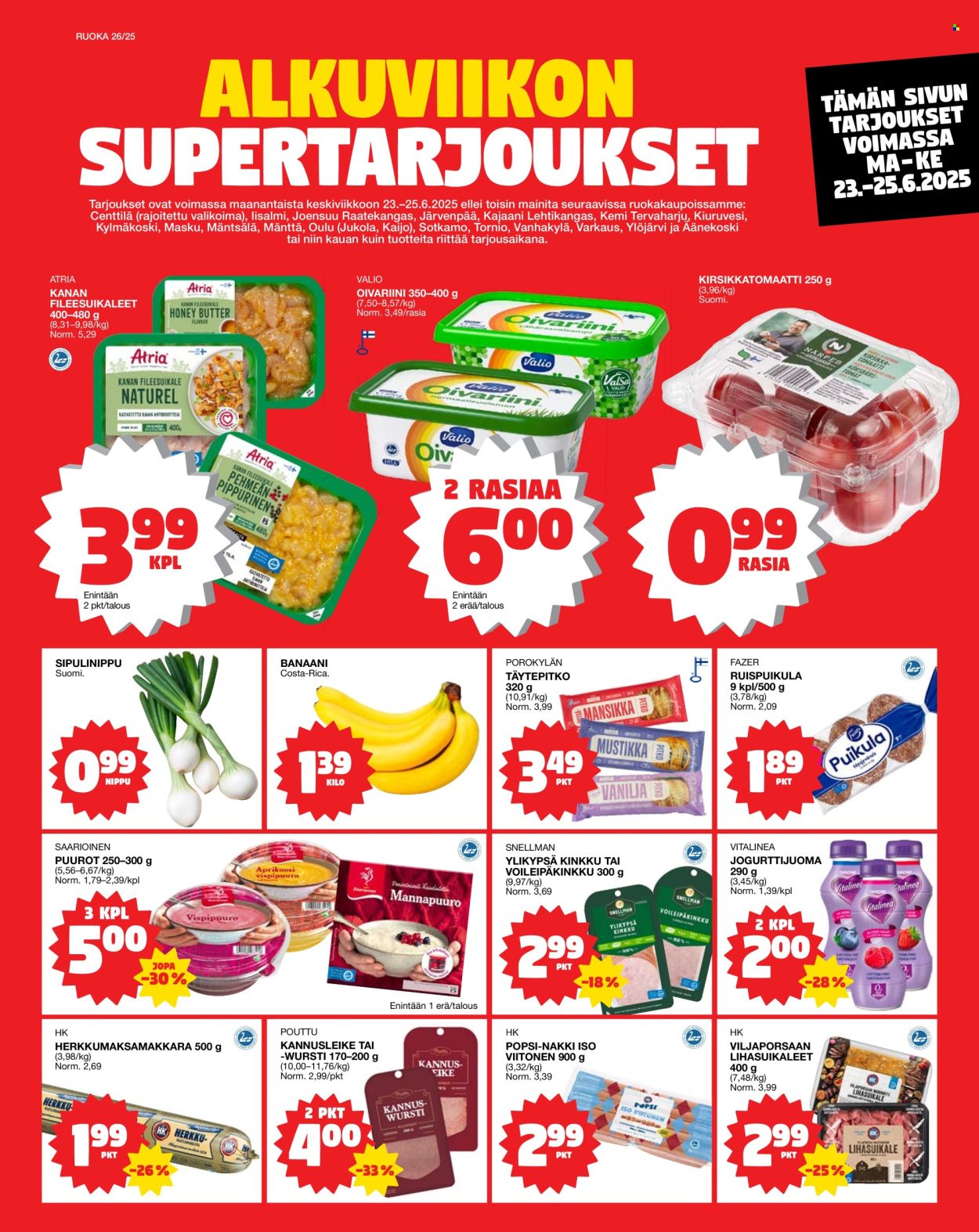 Tokmanni tarjoukset - 23.06.2025 - 25.06.2025. Sivu 1