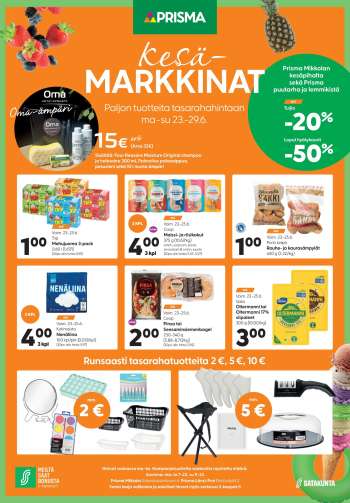 Prisma tarjoukset  - 23.06.2025 - 29.06.2025.