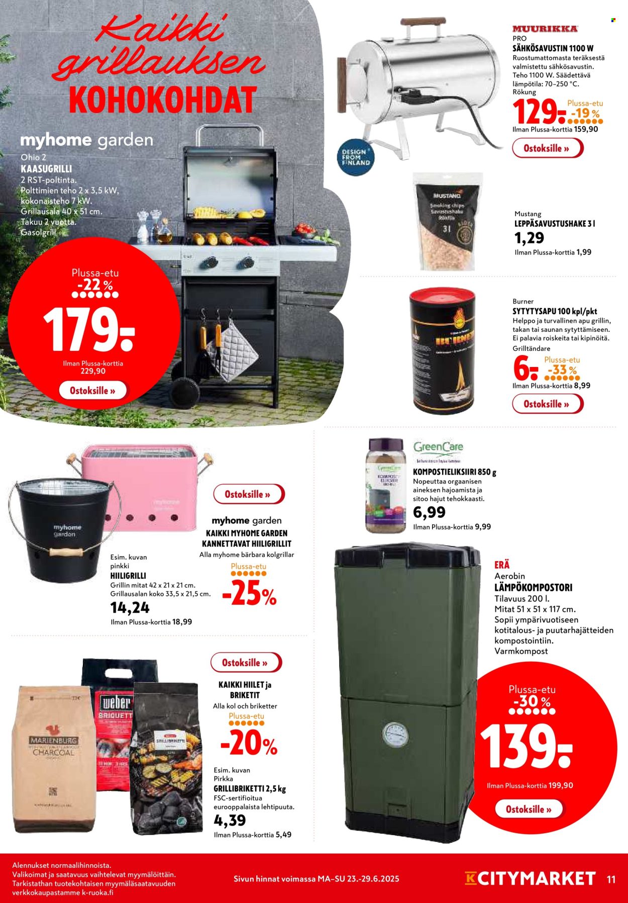 K-citymarket tarjoukset - 23.06.2025 - 29.06.2025. Sivu 11