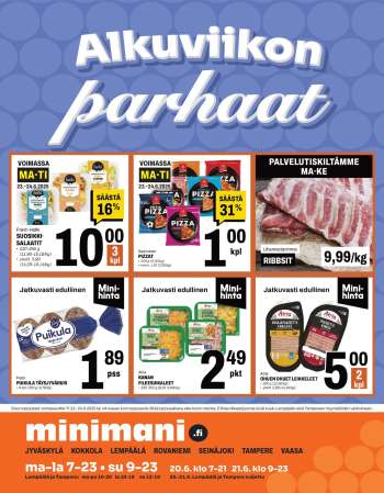 Minimani tarjoukset  - 23.06.2025 - 24.06.2025.