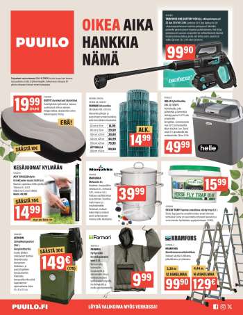 Puuilo tarjoukset  - 23.06.2025 - 06.07.2025.