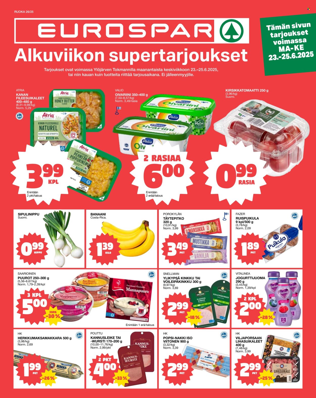 Tokmanni tarjoukset - 23.06.2025 - 25.06.2025. Sivu 1