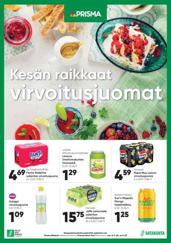Prisma tarjoukset  - 25.06.2025 - 29.06.2025.