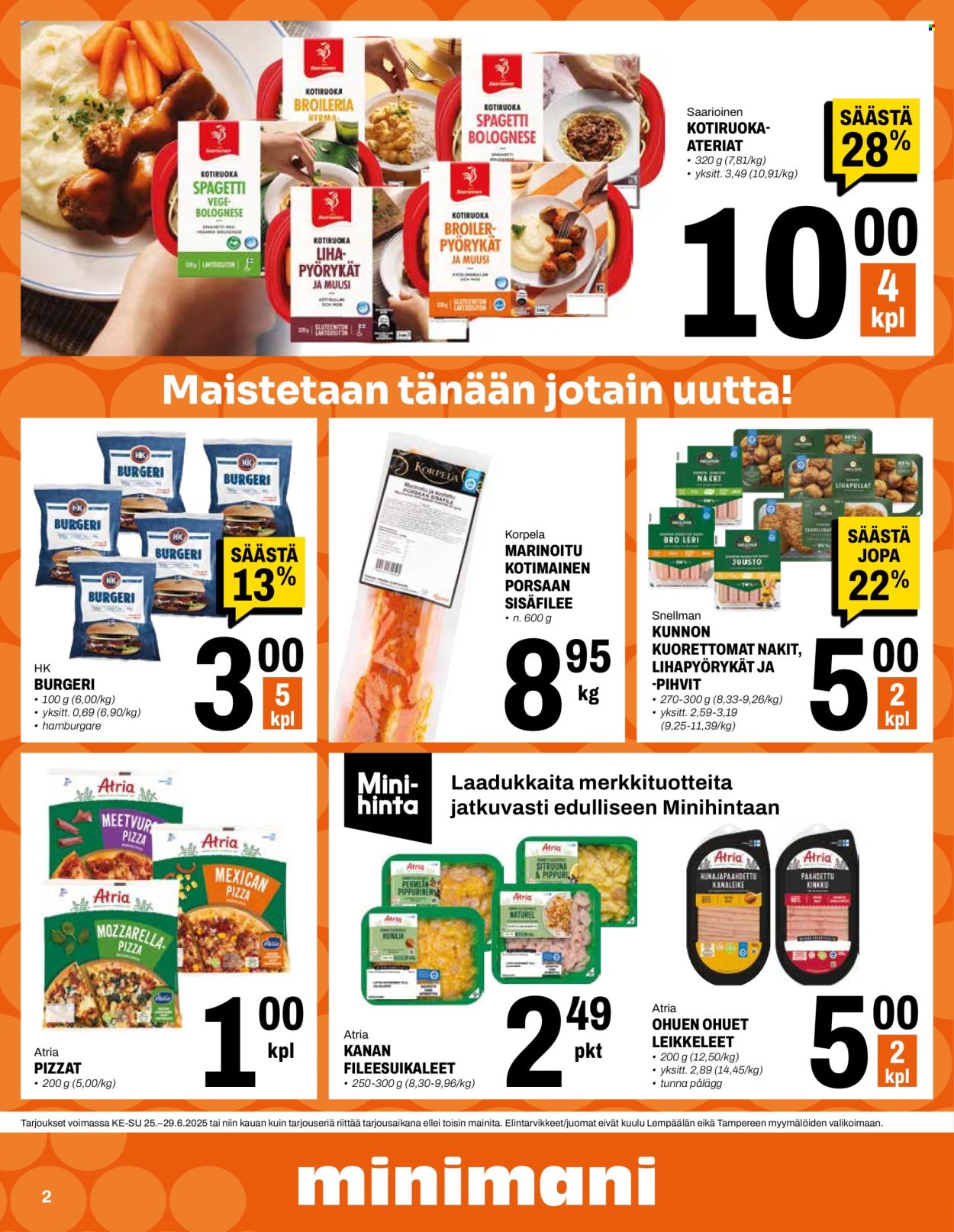 Minimani tarjoukset - 25.06.2025 - 29.06.2025. Sivu 2