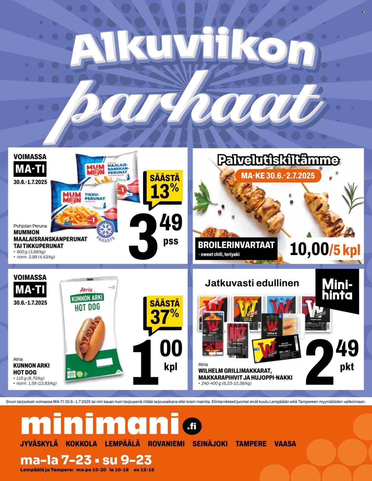 Minimani tarjoukset - 25.06.2025 - 29.06.2025. Sivu 12