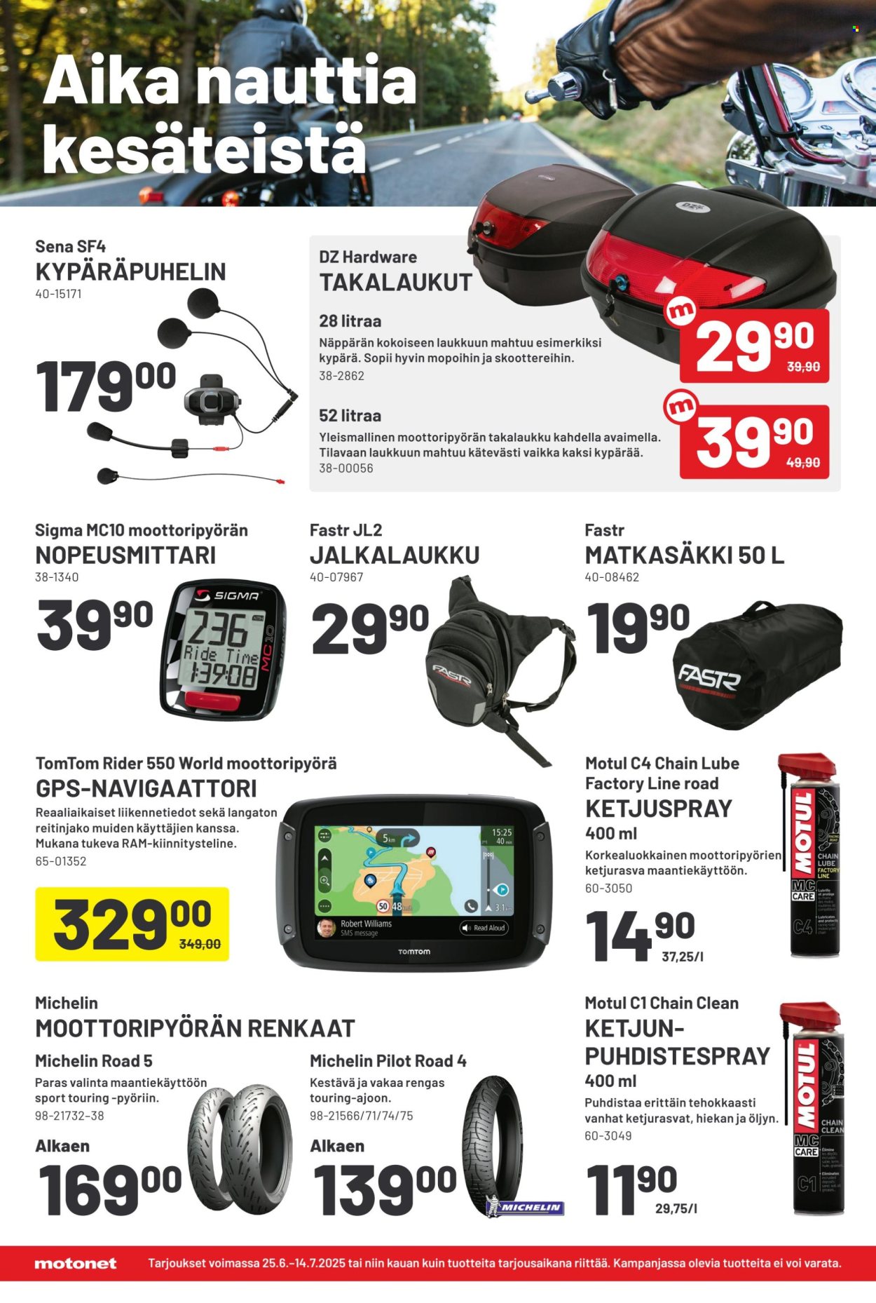 Motonet tarjoukset - 25.06.2025 - 14.07.2025. Sivu 12