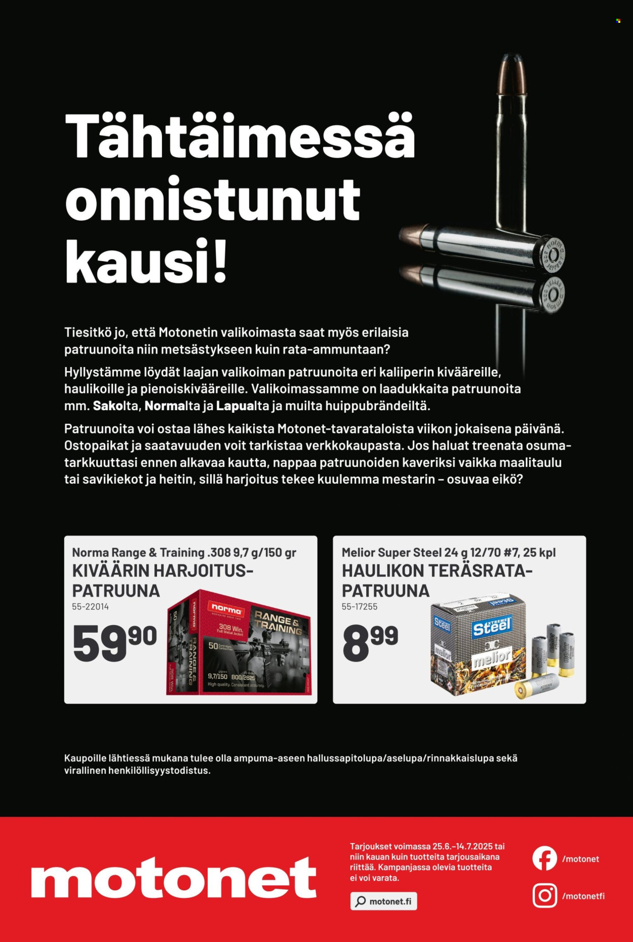 Motonet tarjoukset - 25.06.2025 - 14.07.2025. Sivu 16