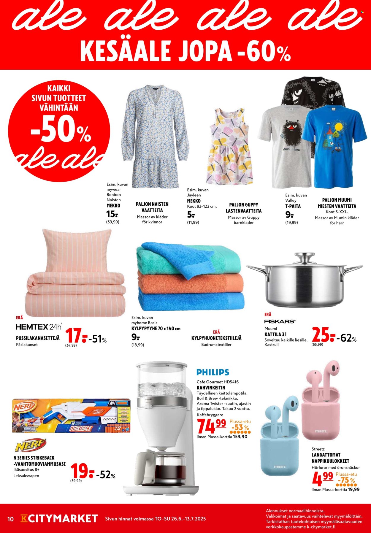 K-citymarket tarjoukset - 26.06.2025 - 13.07.2025. Sivu 10