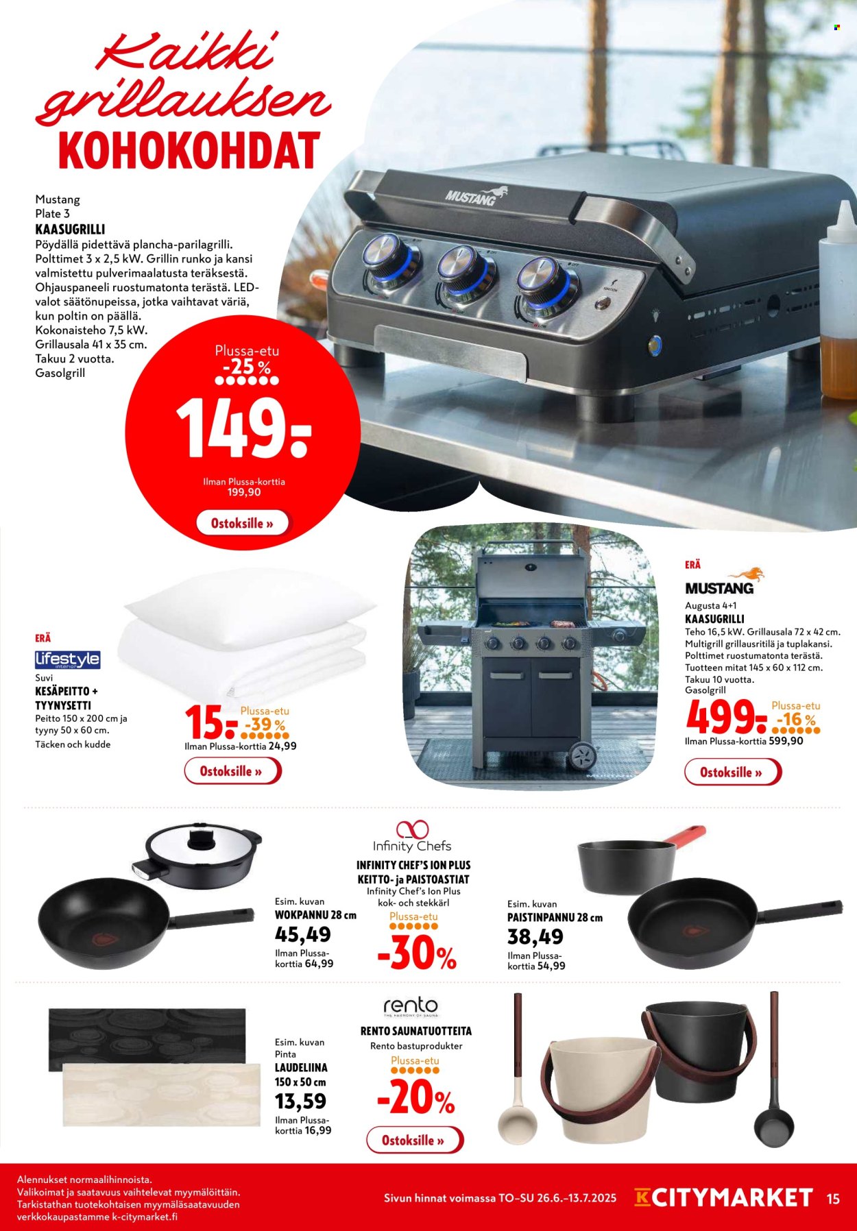 K-citymarket tarjoukset - 26.06.2025 - 13.07.2025. Sivu 15