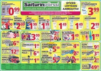 Saiturinpörssi tarjoukset  - 26.06.2025 - 02.07.2025.