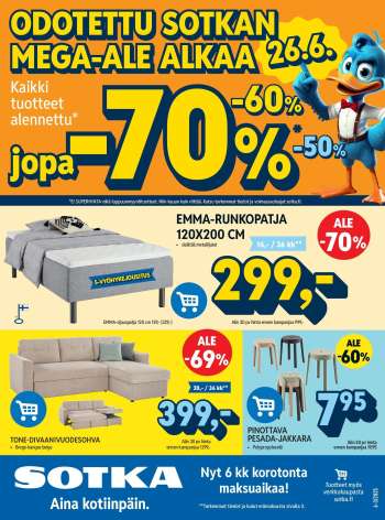 Sotka tarjoukset  - 26.06.2025 - 15.07.2025.