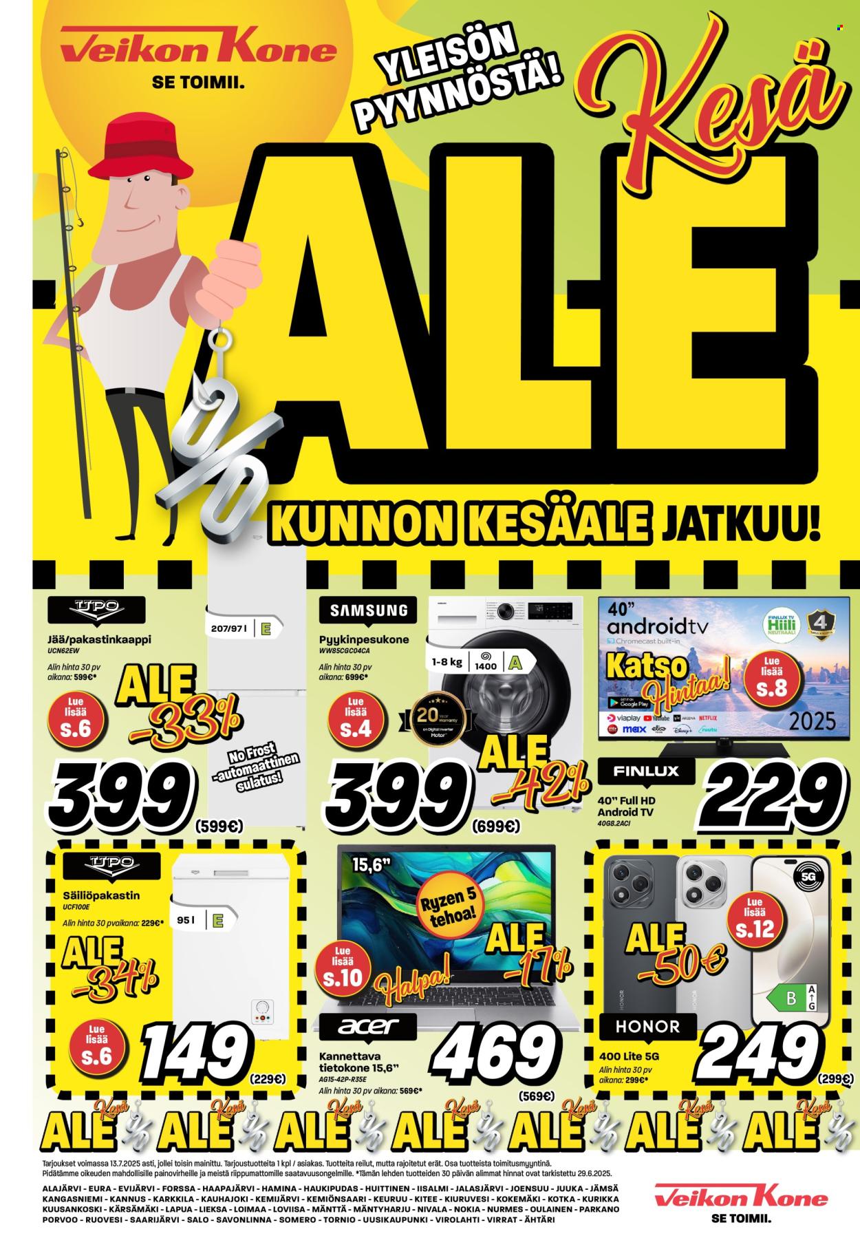 Veikon Kone tarjoukset - 30.06.2025 - 13.07.2025. Sivu 1
