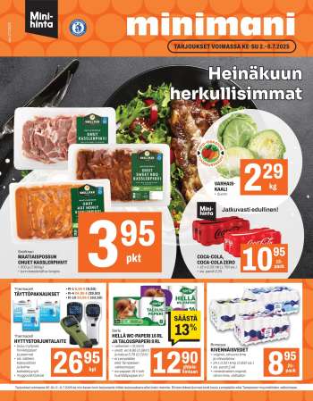 Minimani tarjoukset  - 02.07.2025 - 06.07.2025.