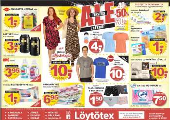 Löytötex tarjoukset  - 02.07.2025 - 08.07.2025.