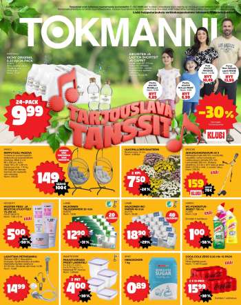 Tokmanni tarjoukset  - 07.07.2025 - 13.07.2025.