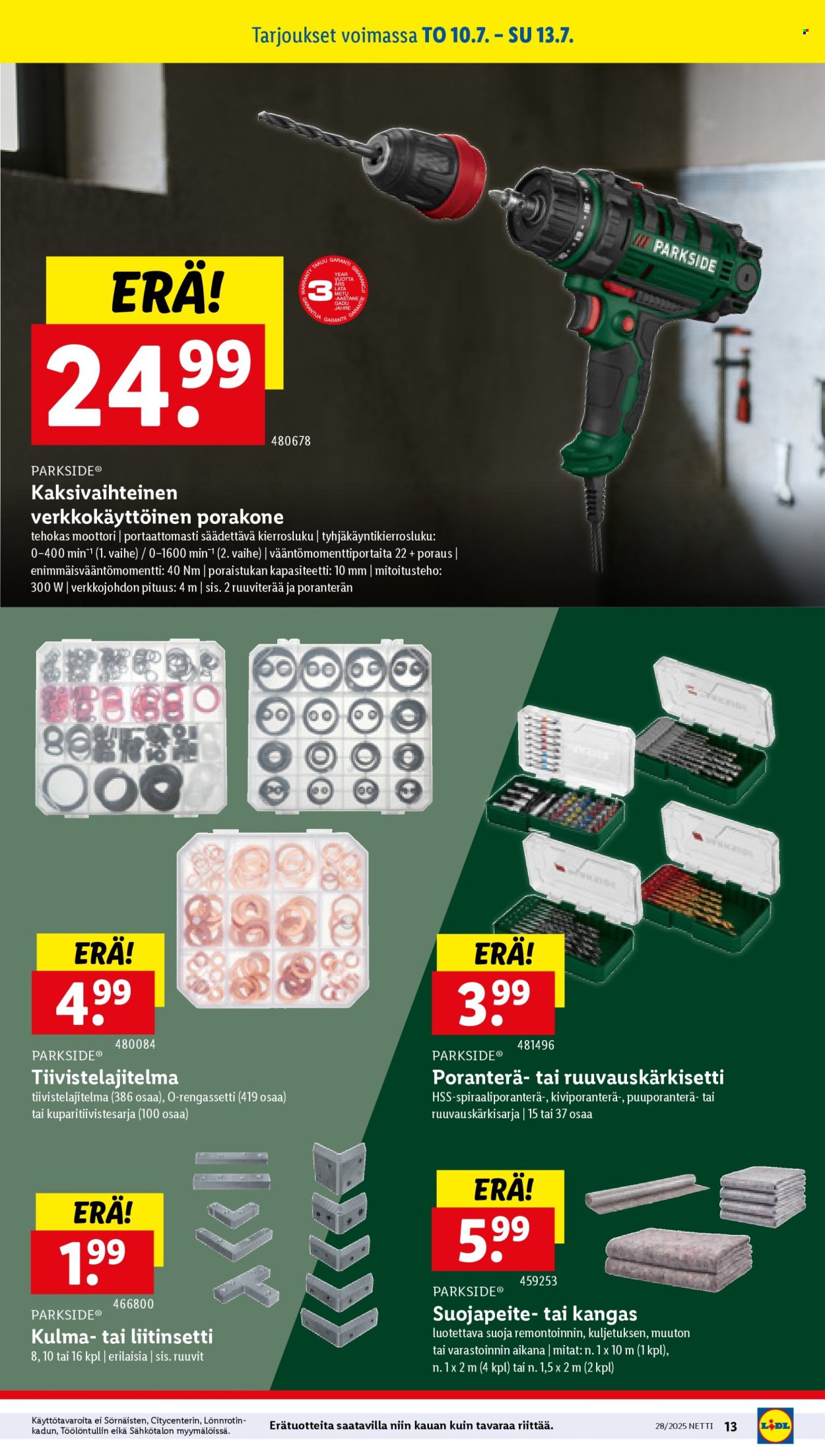 Lidl tarjoukset - 10.07.2025 - 16.07.2025. Sivu 17
