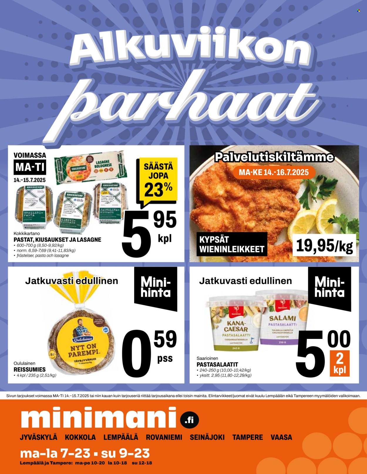 Minimani tarjoukset - 09.07.2025 - 13.07.2025. Sivu 12