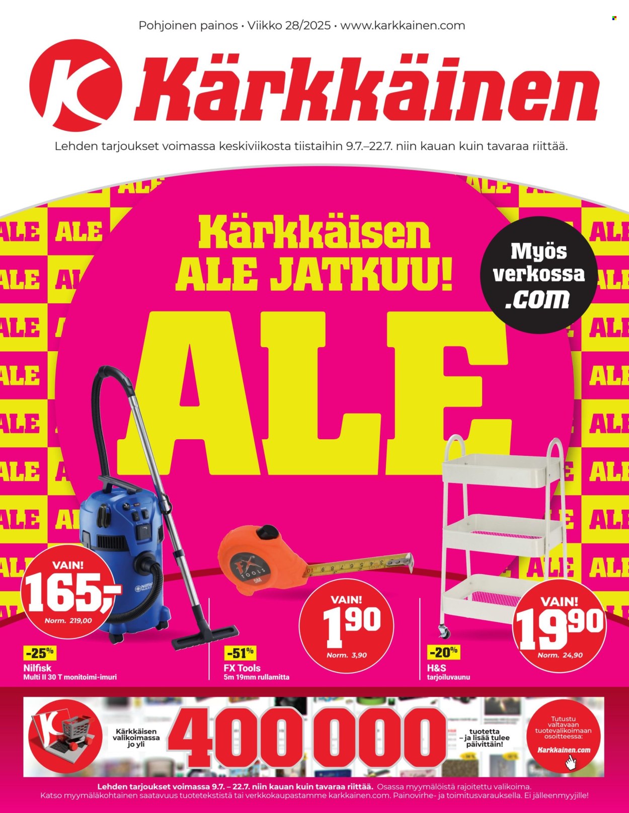 Kärkkäinen tarjoukset - 09.07.2025 - 22.07.2025. Sivu 1