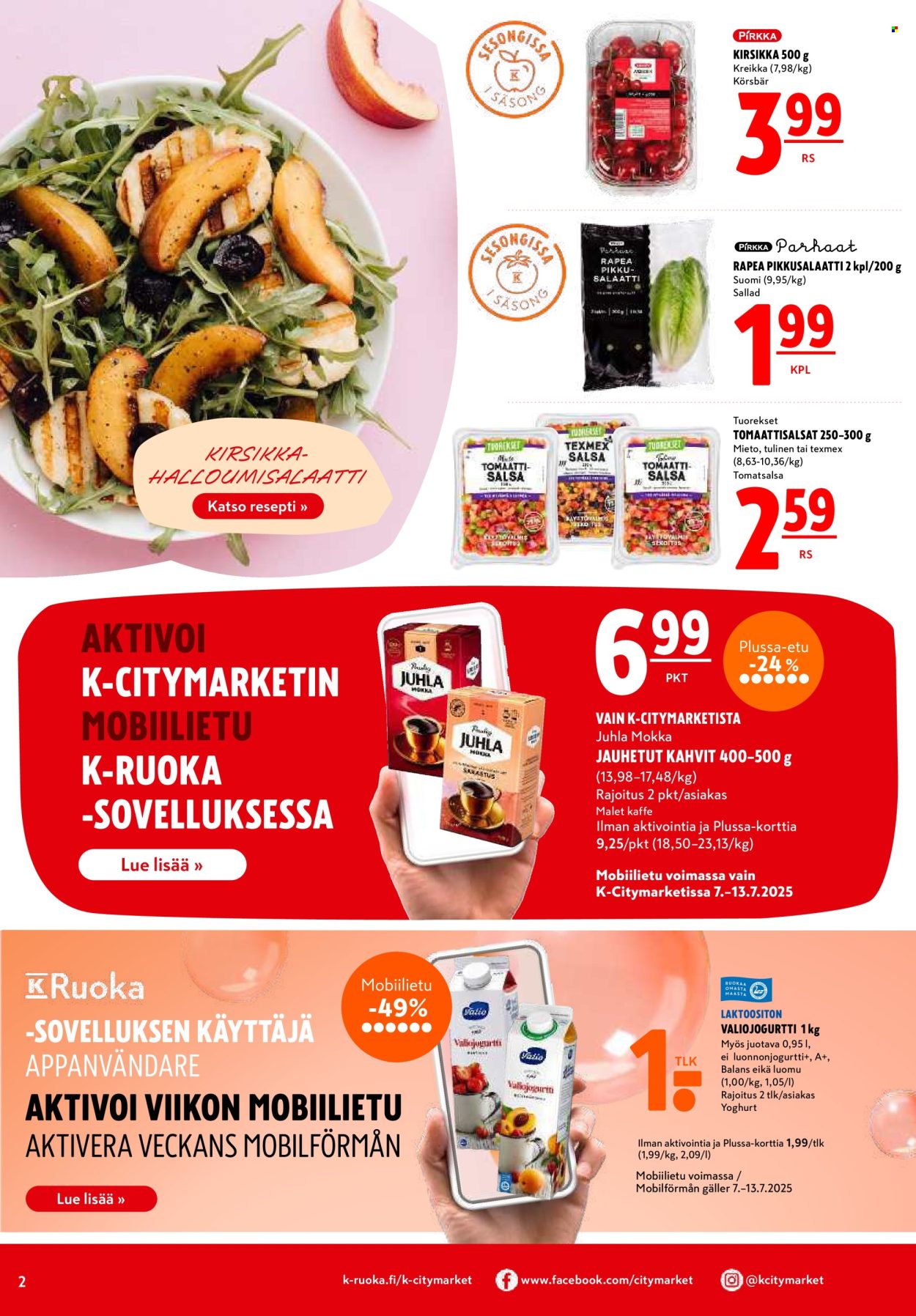 K-citymarket tarjoukset - 10.07.2025 - 16.07.2025. Sivu 2