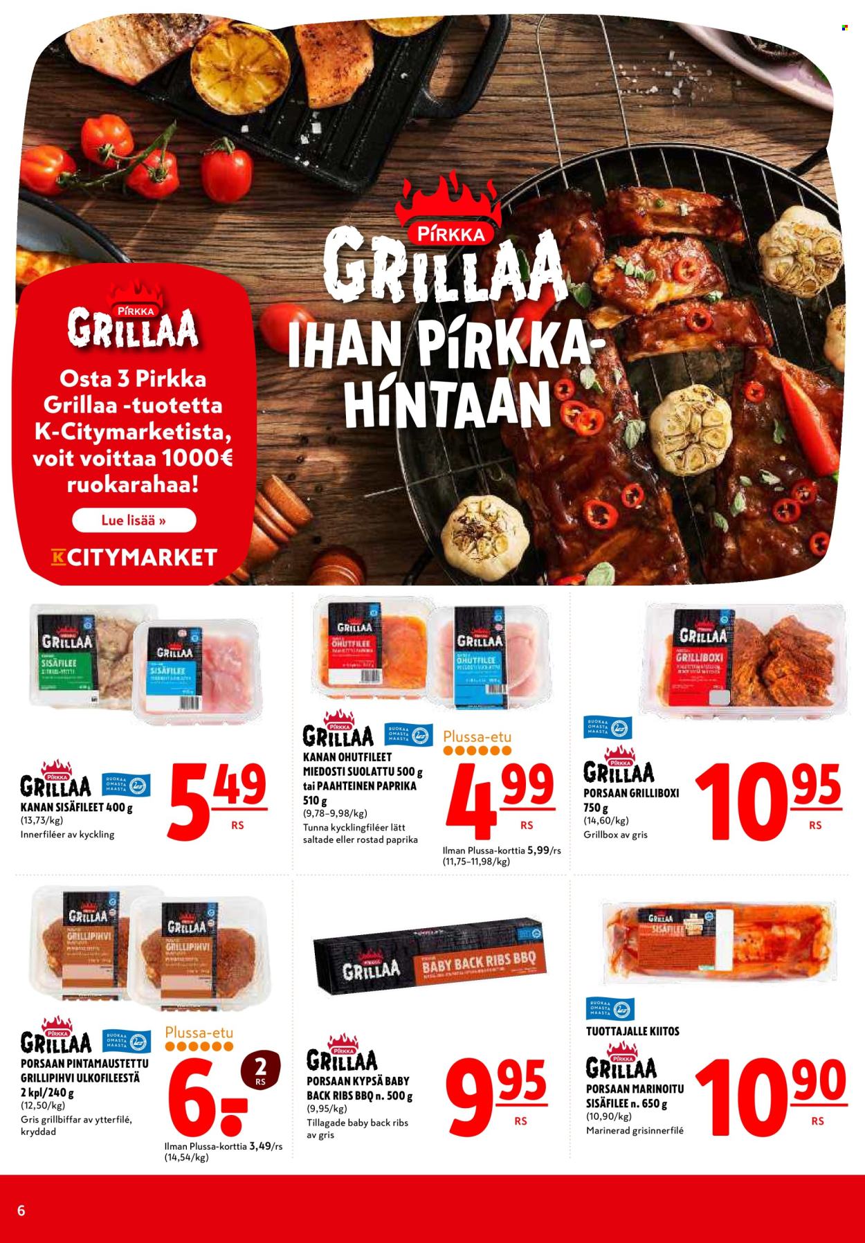 K-citymarket tarjoukset - 10.07.2025 - 16.07.2025. Sivu 6