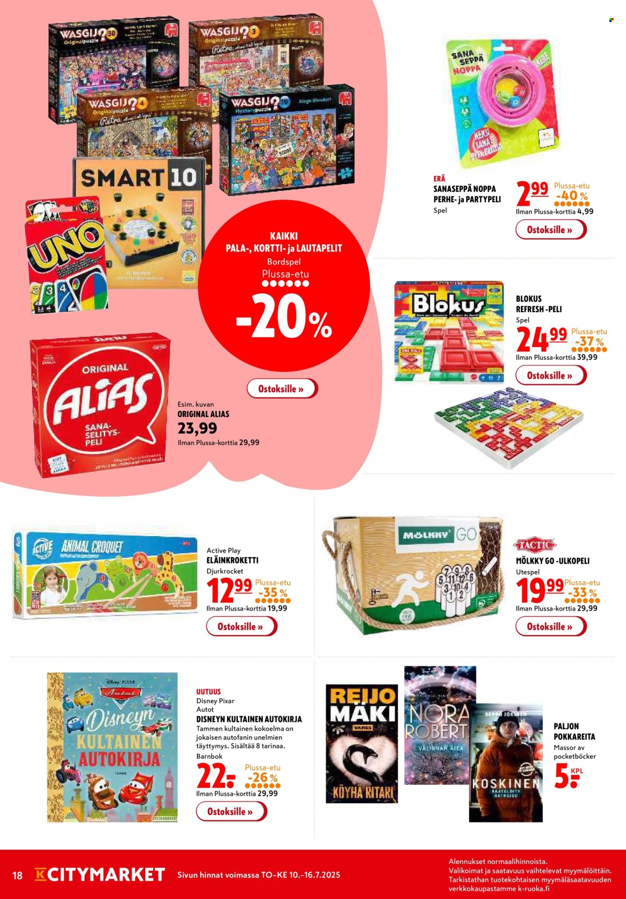 K-citymarket tarjoukset - 10.07.2025 - 16.07.2025. Sivu 18