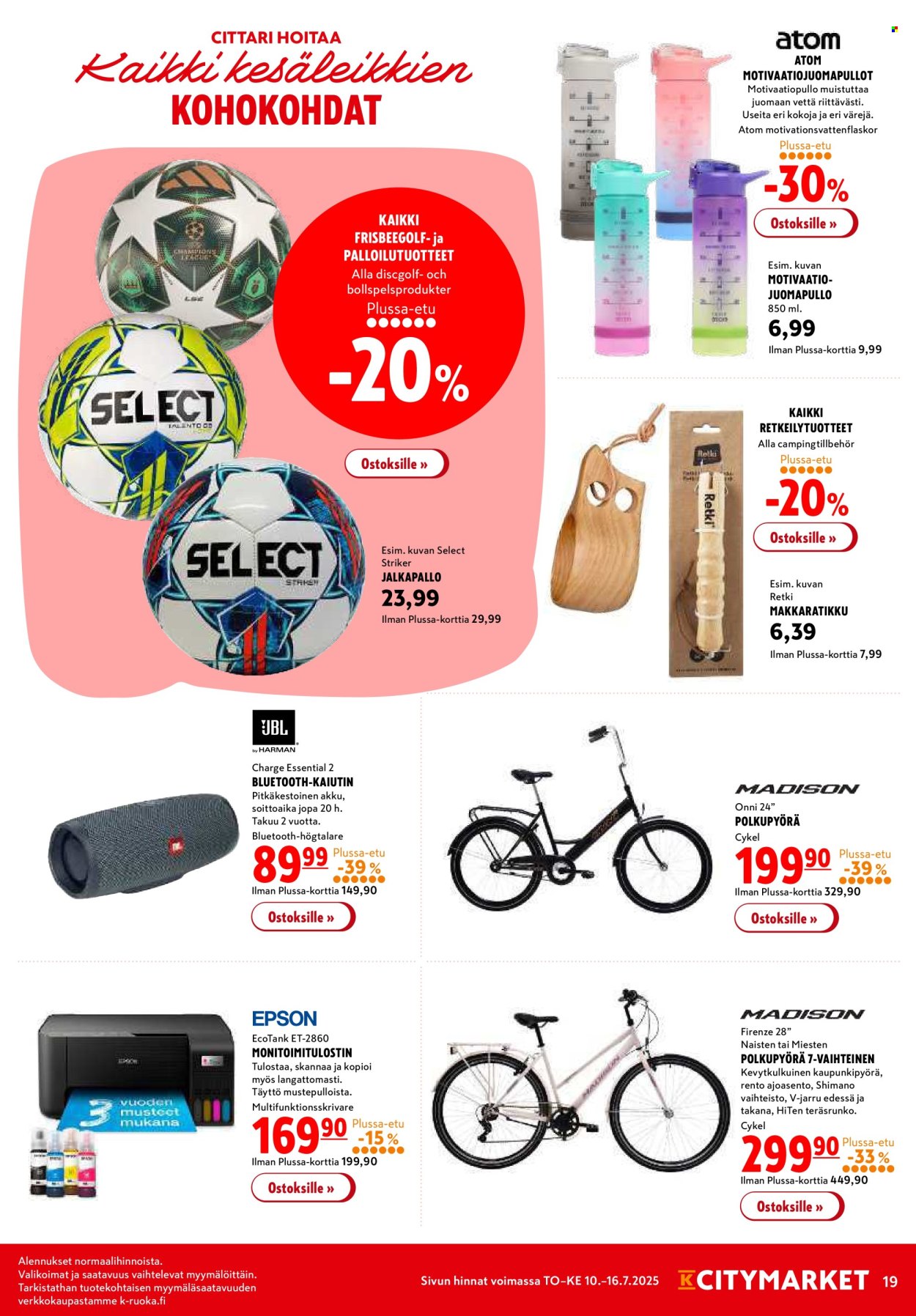 K-citymarket tarjoukset - 10.07.2025 - 16.07.2025. Sivu 19