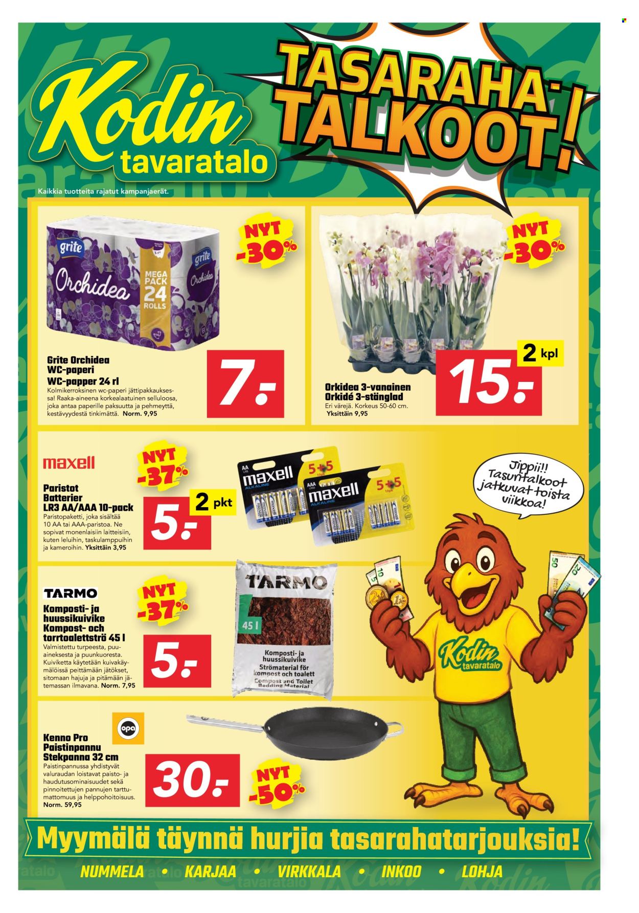 Kodintavaratalo tarjoukset - 07.07.2025 - 20.07.2025. Sivu 1