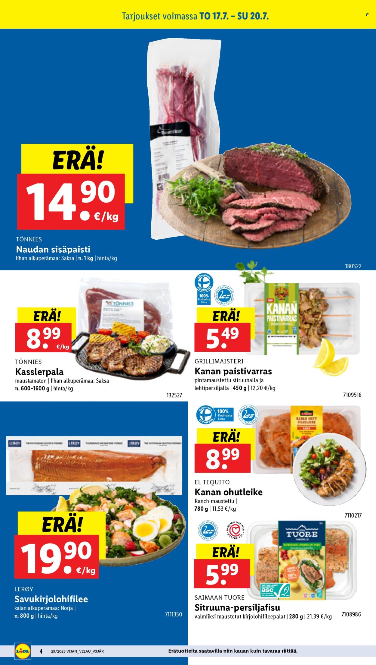 Lidl tarjoukset - 17.07.2025 - 23.07.2025. Sivu 6