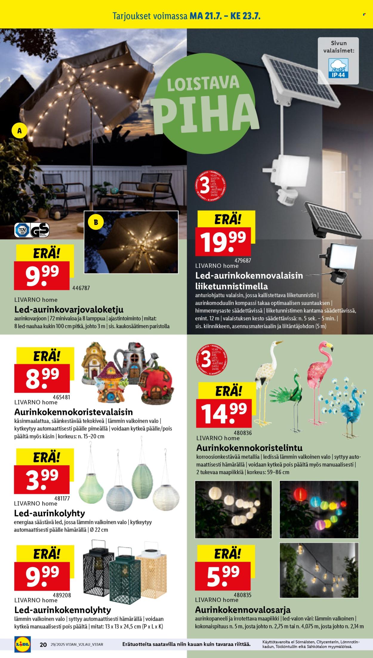 Lidl tarjoukset - 17.07.2025 - 23.07.2025. Sivu 24