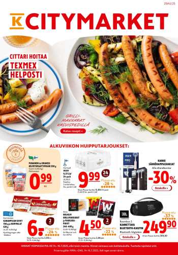 K-citymarket tarjoukset  - 14.07.2025 - 23.07.2025.